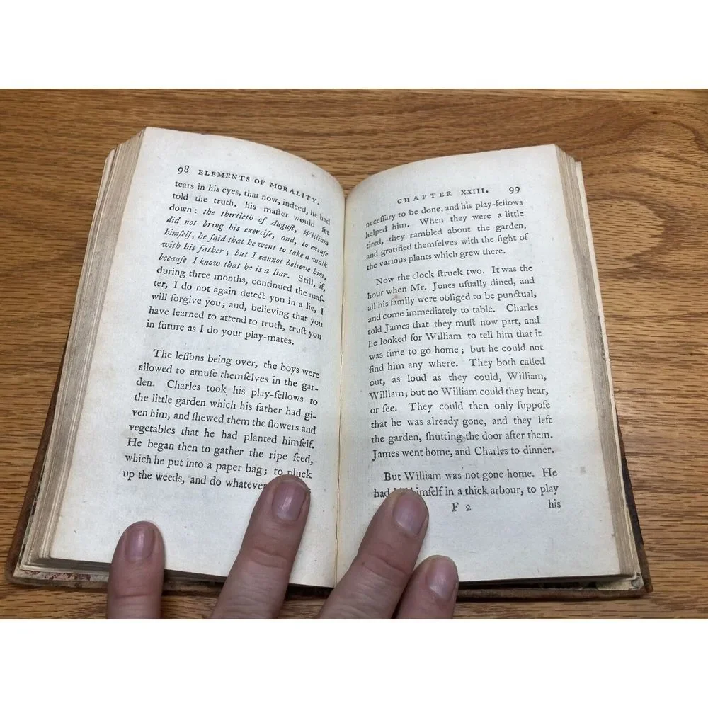 1792 Elements of Morality for the Use of‎ Children The Third Edition Volume Set